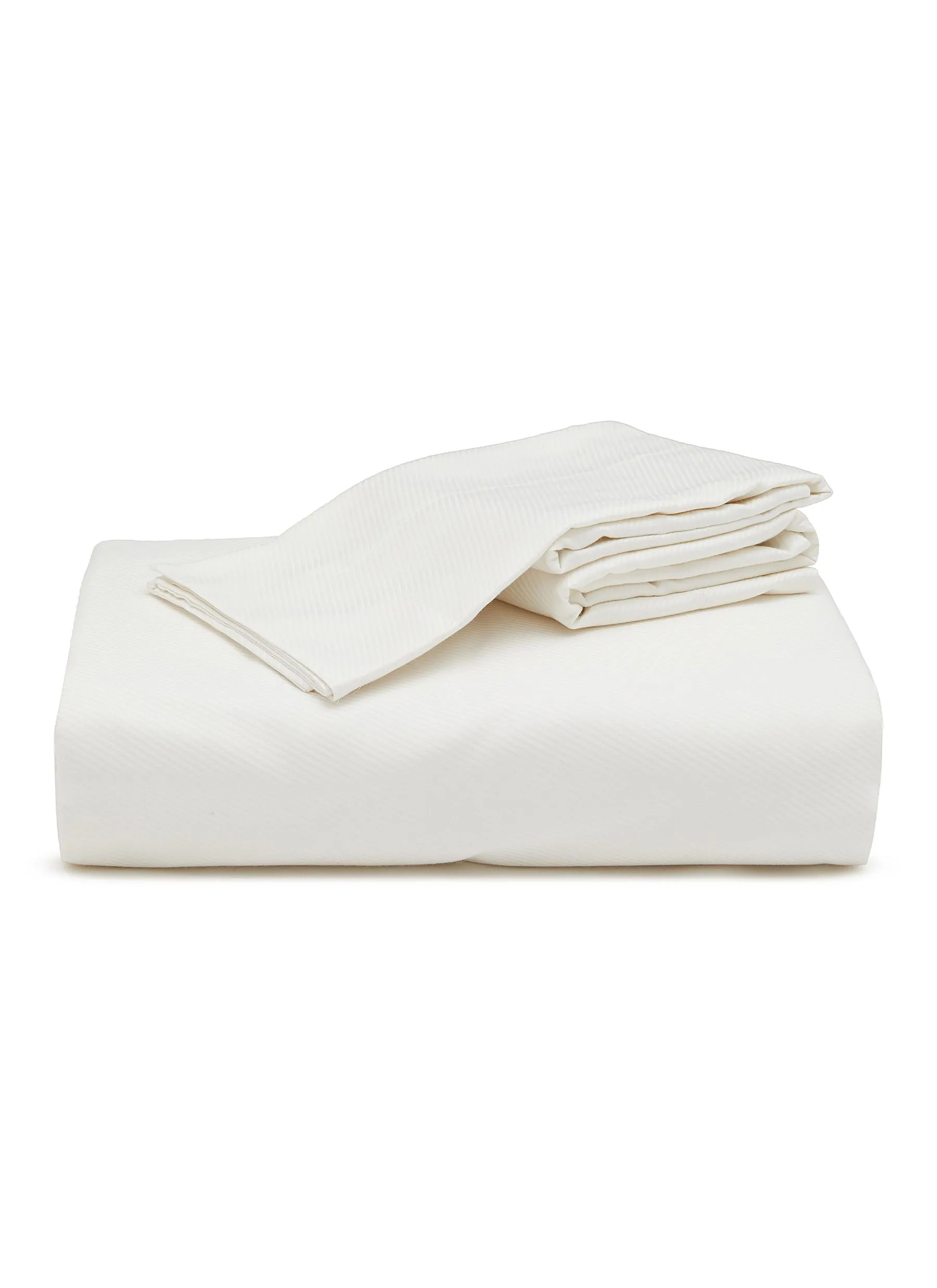 -----------FRETTE ---- ------------ ----Leisure Twill King Size Duvet Cover Set — Milk --