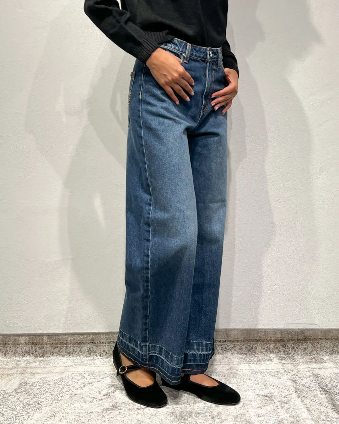 -JEANS PALAZZO BOOTCUT – DIXIE