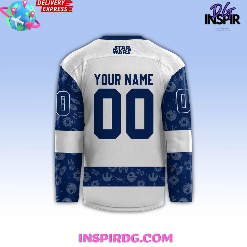 -Toronto Maple Leafs x Star Wars Night 2024 Custom Hockey Jersey