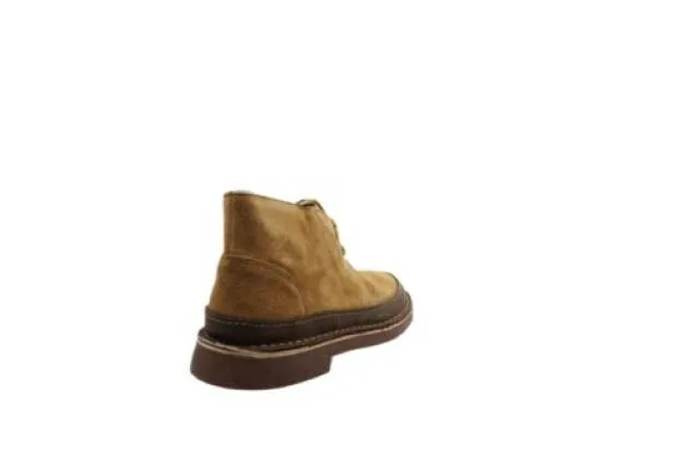 [08168] mens clarks bushacre rand boot taupe distressed suede