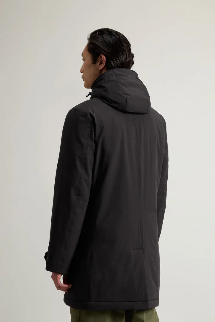 2-In-1 Stretch Nylon Overcoat