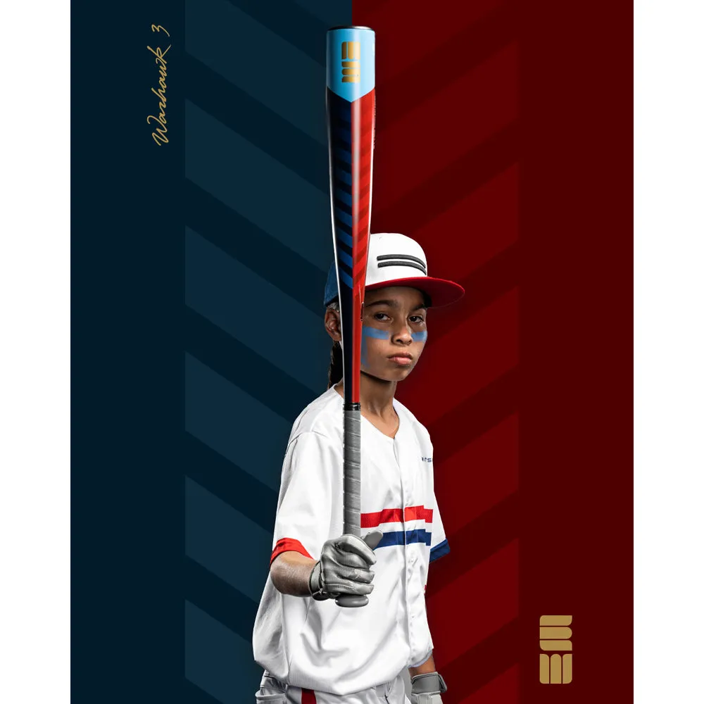 2023 Warstic Warhawk3 (-5) 2 5/8 USSSA Baseball Bat: MBWH323RB5