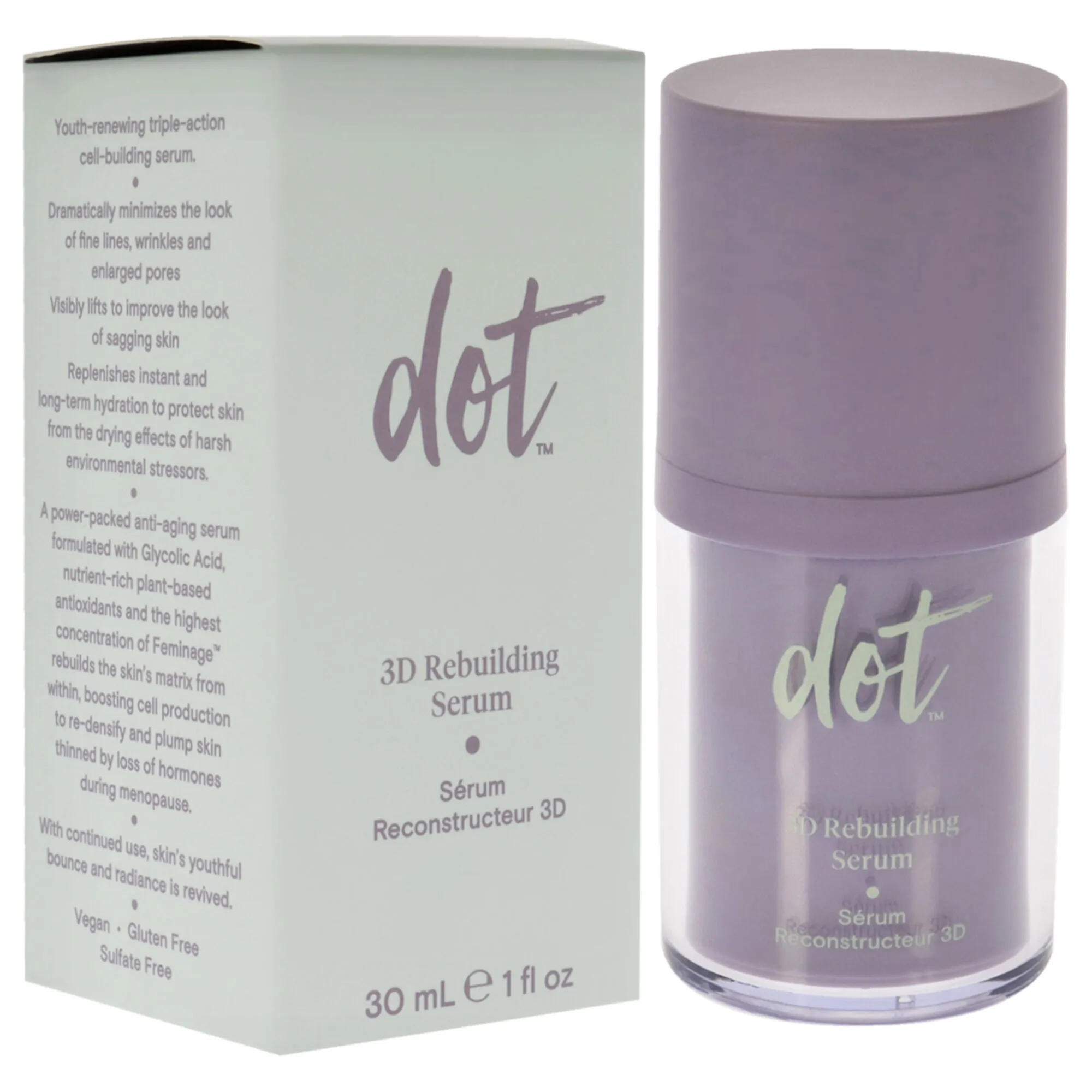 3D Rebuilding Serum by dot for Unisex - 1 oz Serum