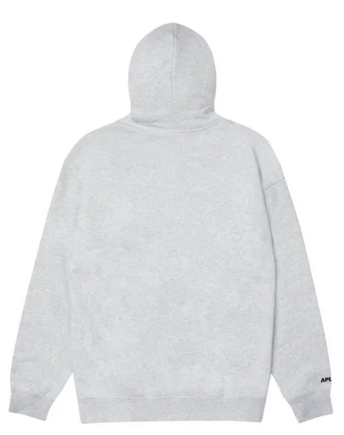 AAPE Moonface printed hoodie Wall White