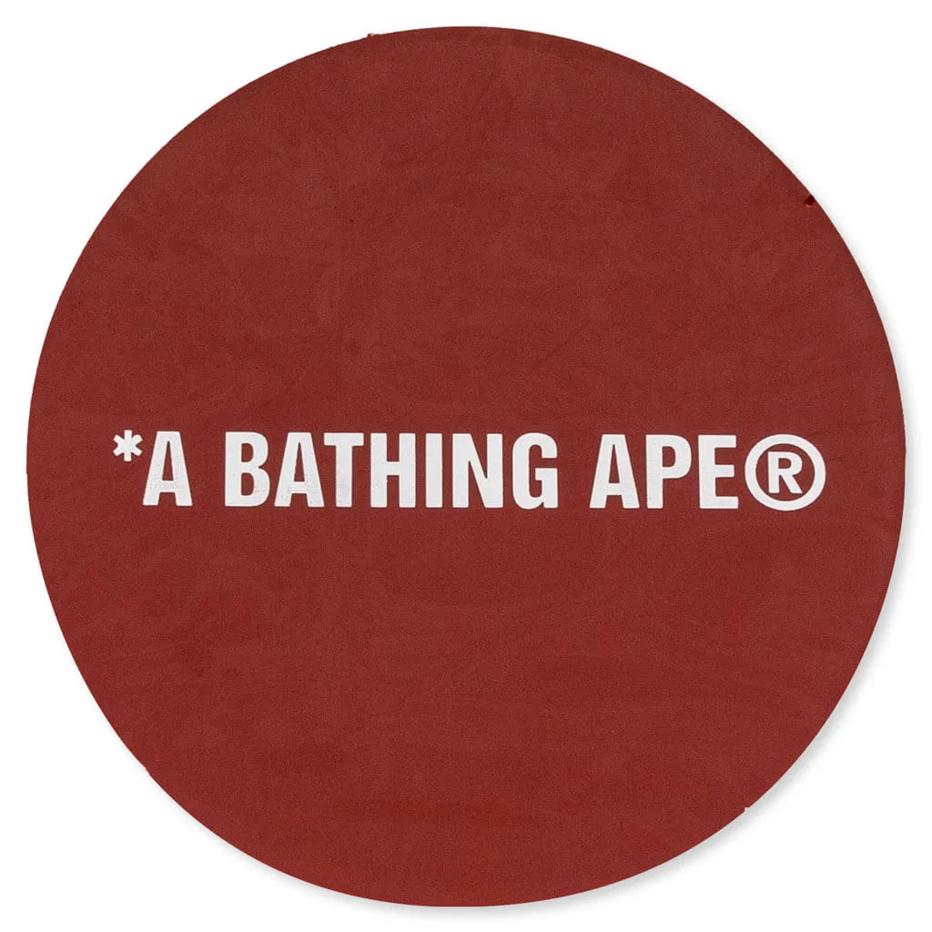 ABC Camo Busy Works Rubber Coaster - Red