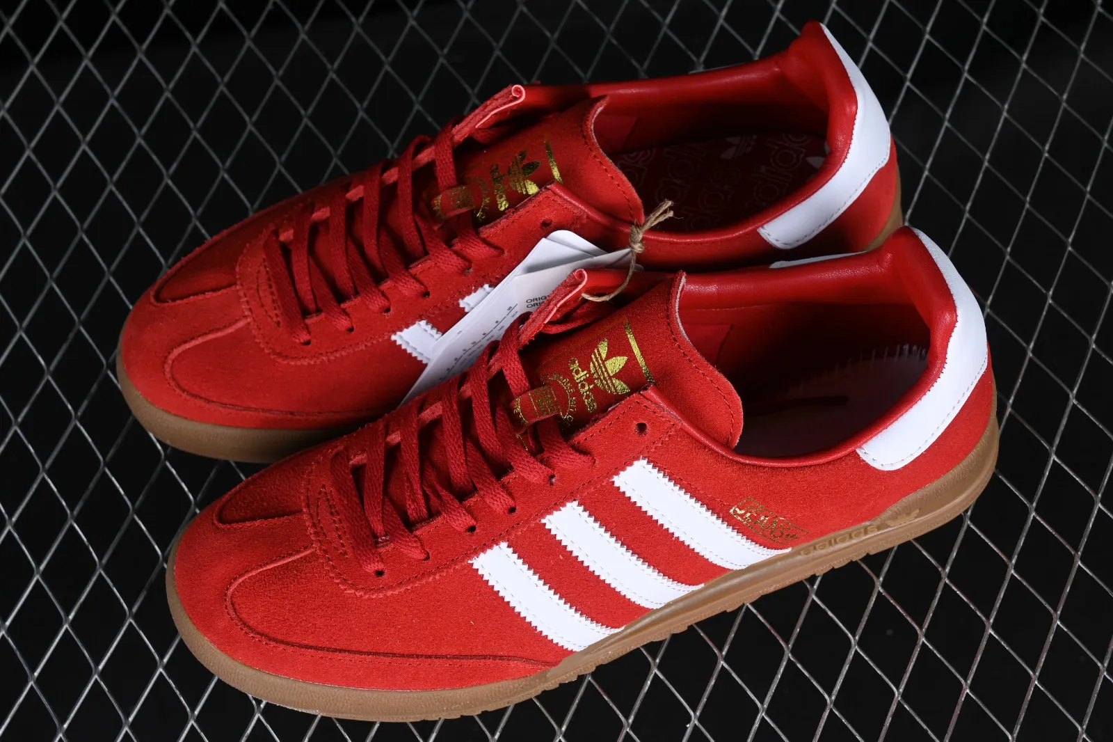 Adidas Originals Jeans Red Cloud White Gold Brown ID9386