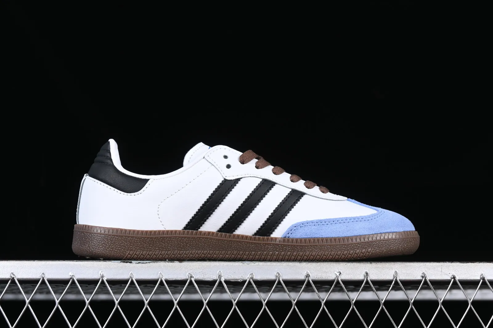 Adidas Samba Vegan Dark Brown Blue Core Black GP8366