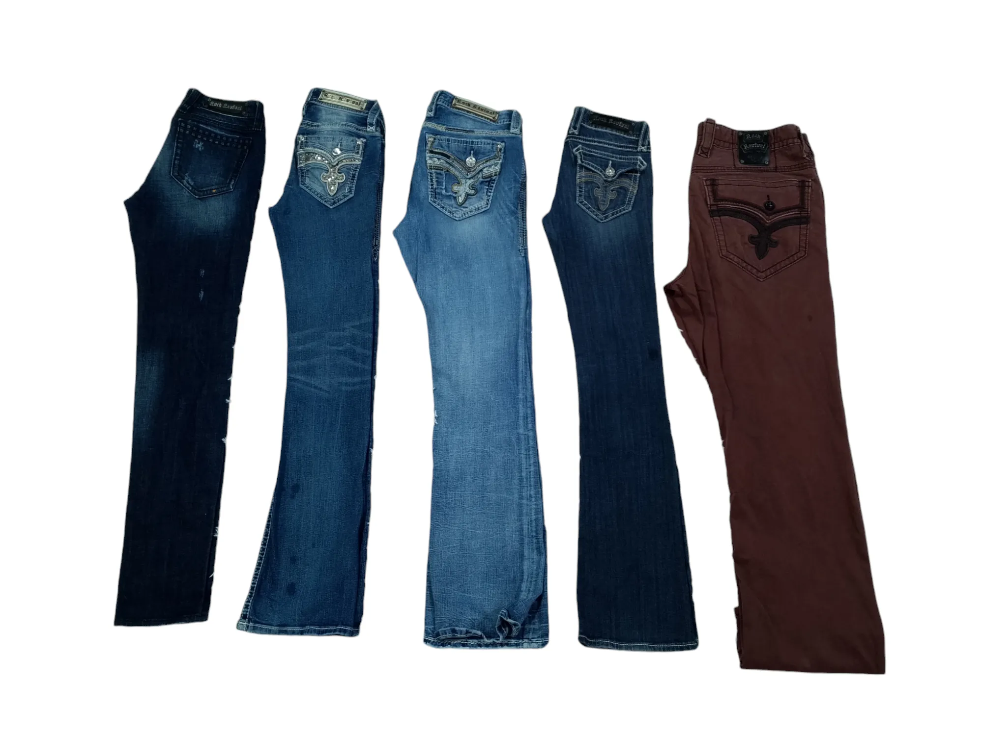 Aesthetic Rock & Revival Jeans grade C - 8 pcs - 14/10/24