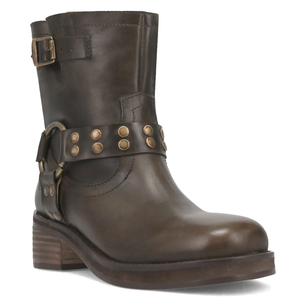 Anarchy Round Toe Motorcycle Boots