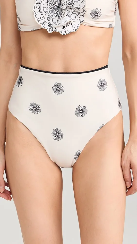 Ancora   High Waisted Bikini Bottoms 