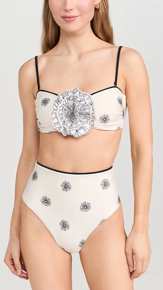 Ancora   High Waisted Bikini Bottoms 