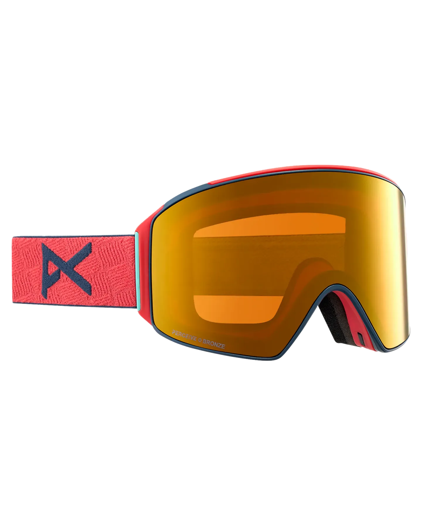 Anon M4 Cylindrical Snow Goggles + Bonus Lens + Mfi® Face Mask - Coral