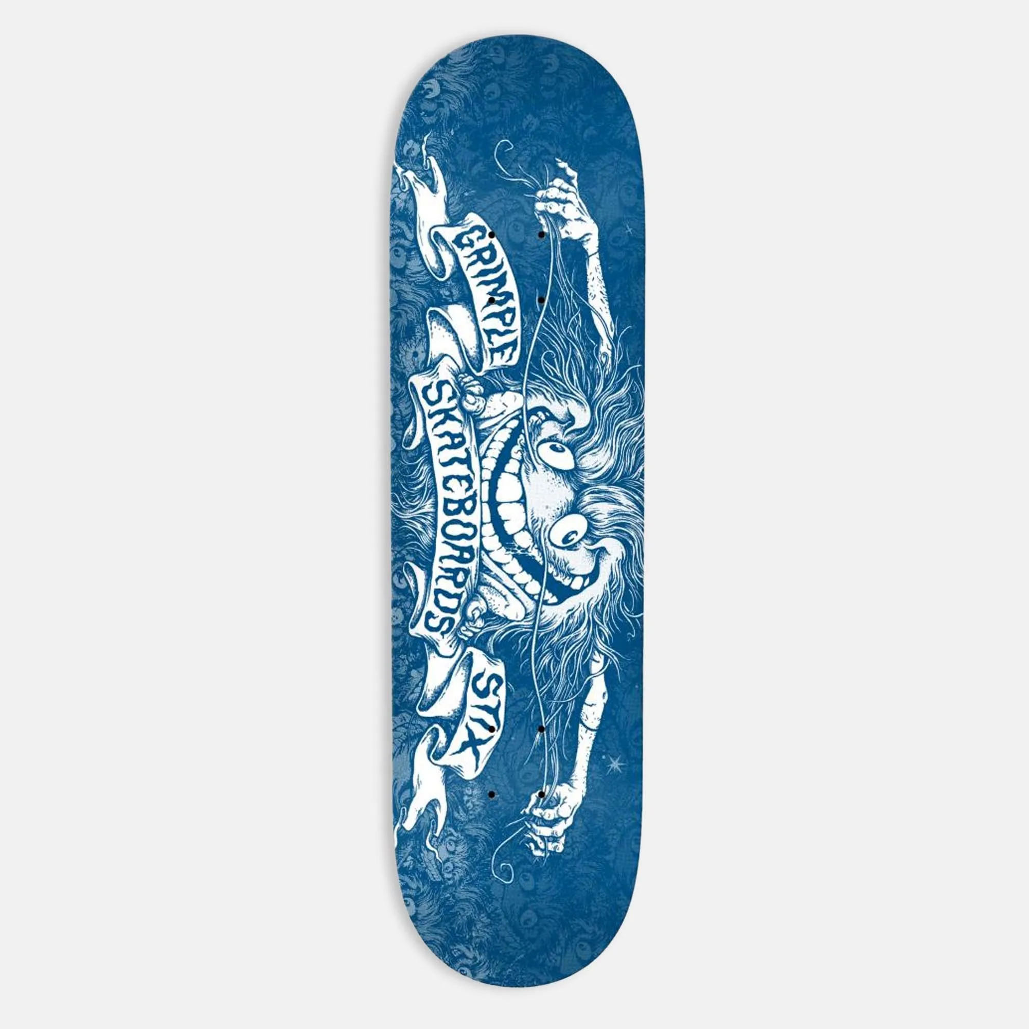 Anti Hero Skateboards - 8.06 Grimplestix Skateboard Deck - Blue / White