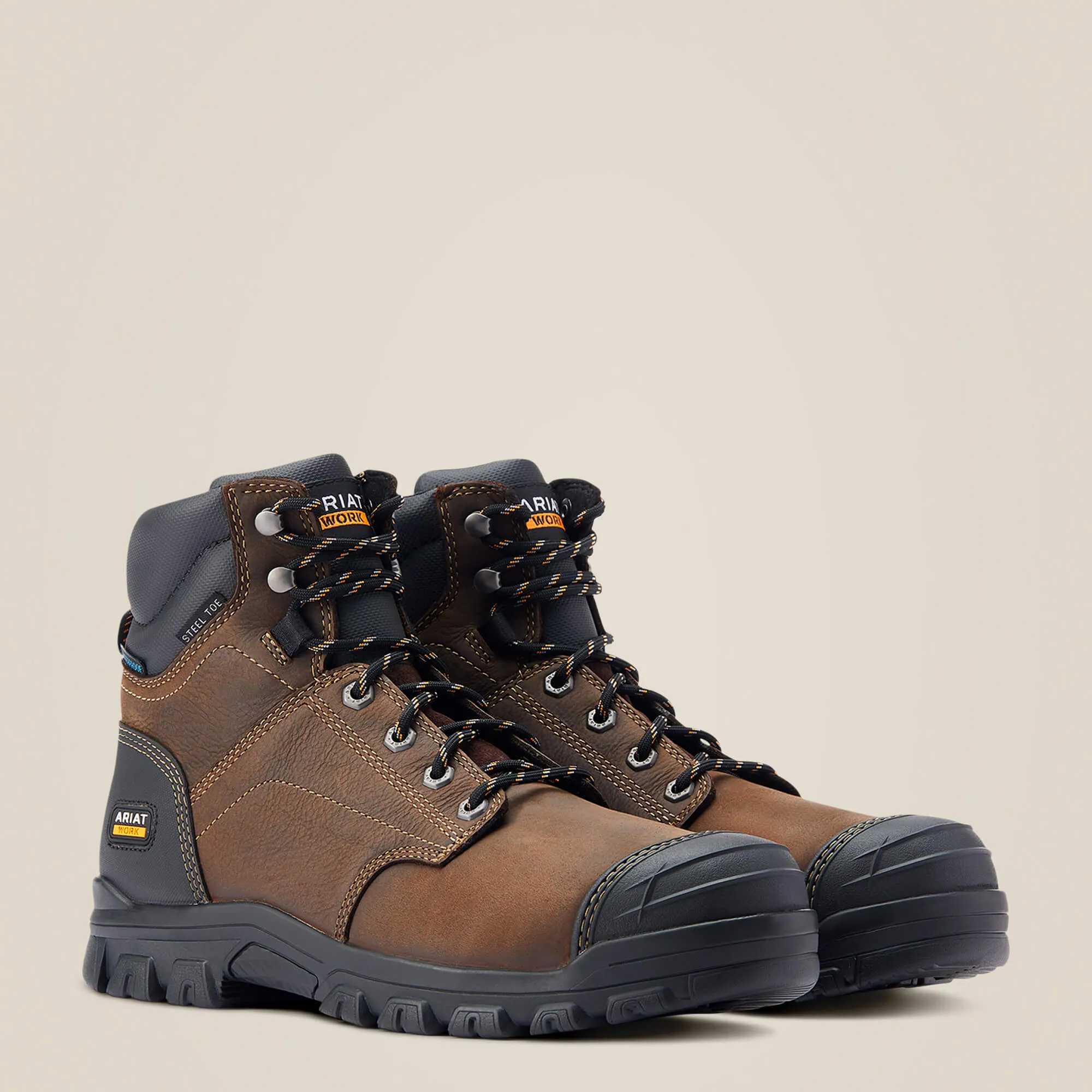 Ariat Men's Treadfast 6" Waterproof Steel Toe Work Boot