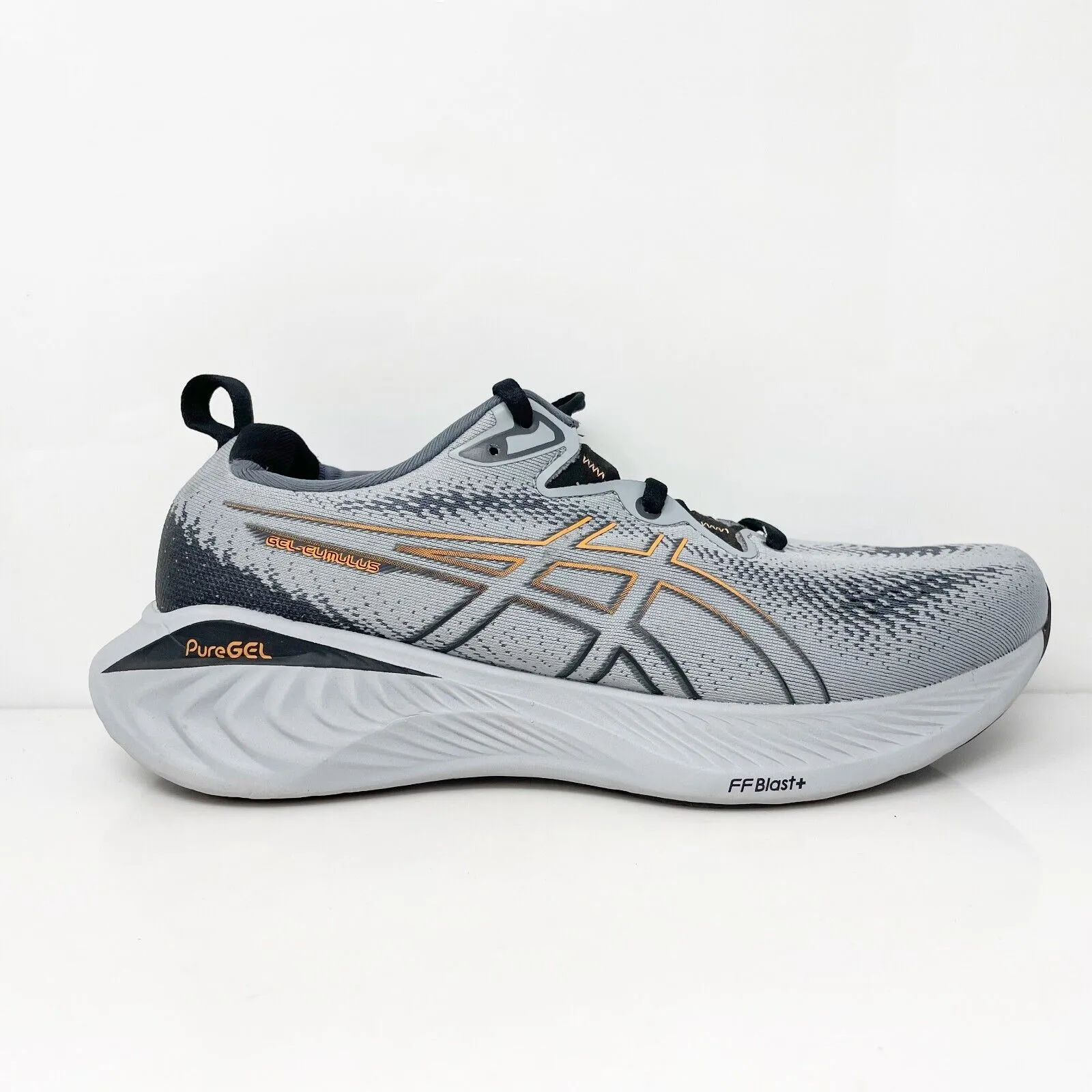 Asics Mens Gel Cumulus 25 1011B621 Gray Running Shoes Sneakers Size 8.5