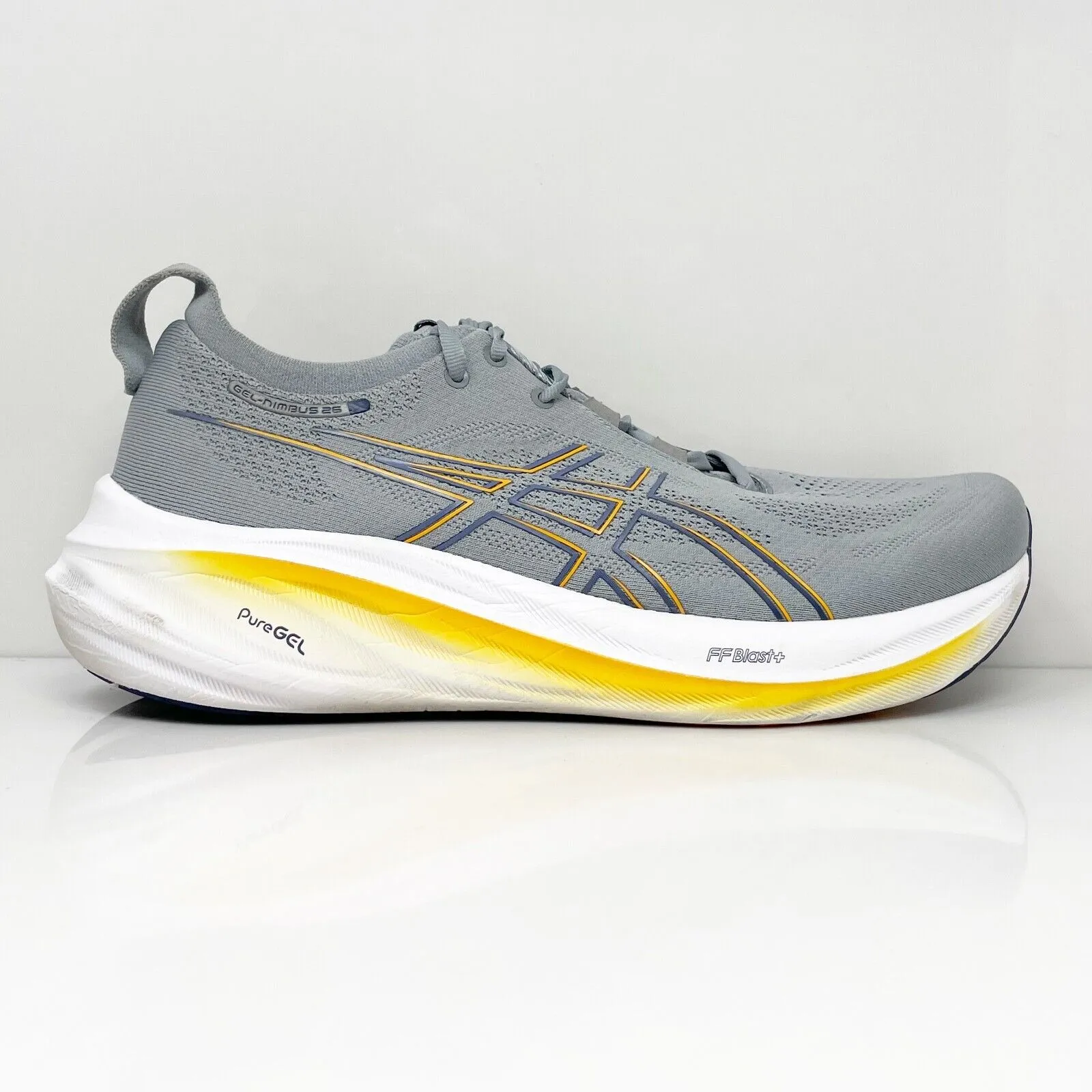 Asics Mens Gel Nimbus 26 1011B794 Gray Running Shoes Sneakers Size 10.5