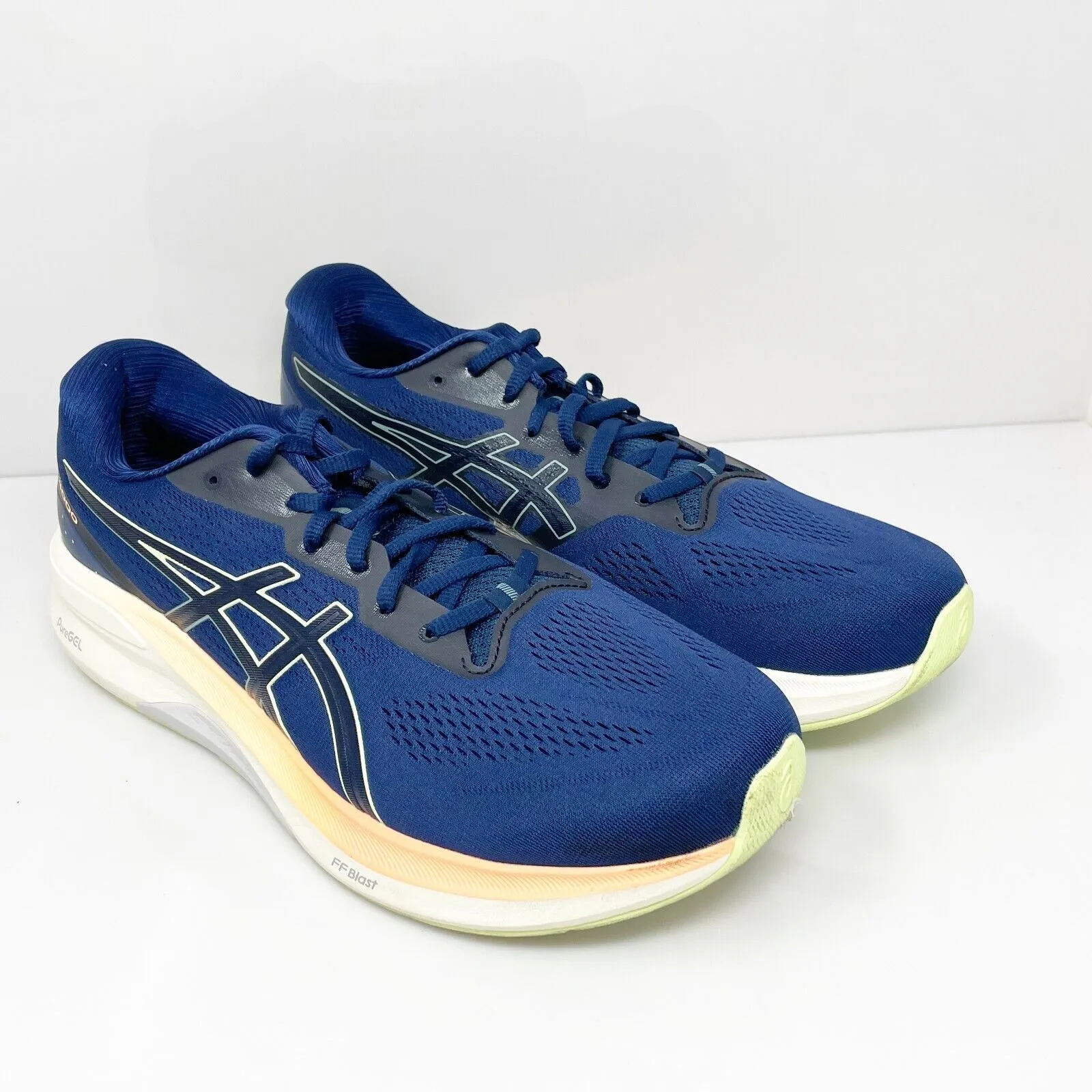 Asics Mens GT 4000 4 1011B870 Blue Running Shoes Sneakers Size 11.5 W