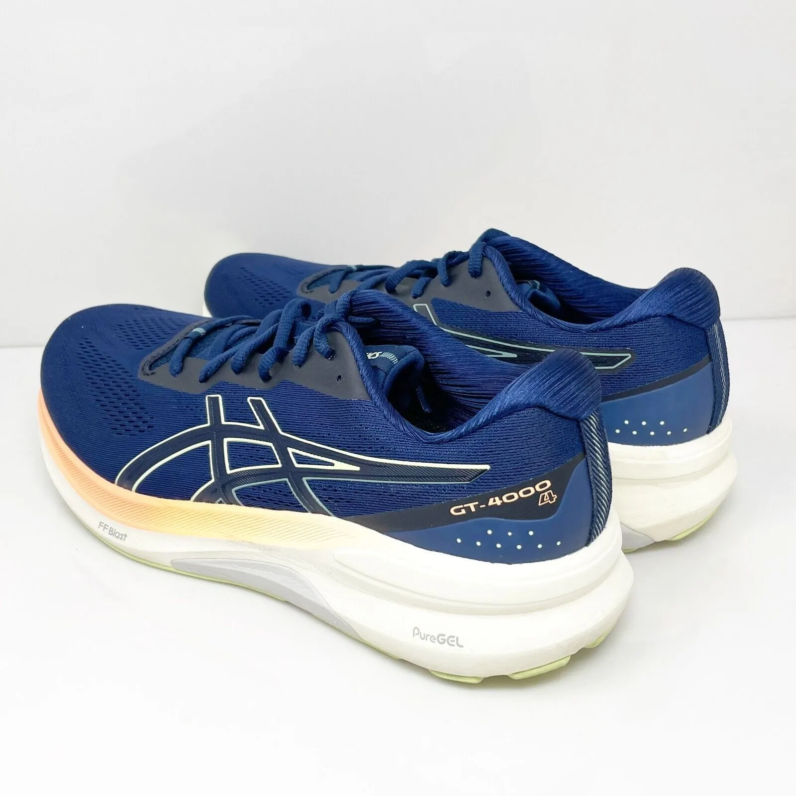 Asics Mens GT 4000 4 1011B870 Blue Running Shoes Sneakers Size 11.5 W