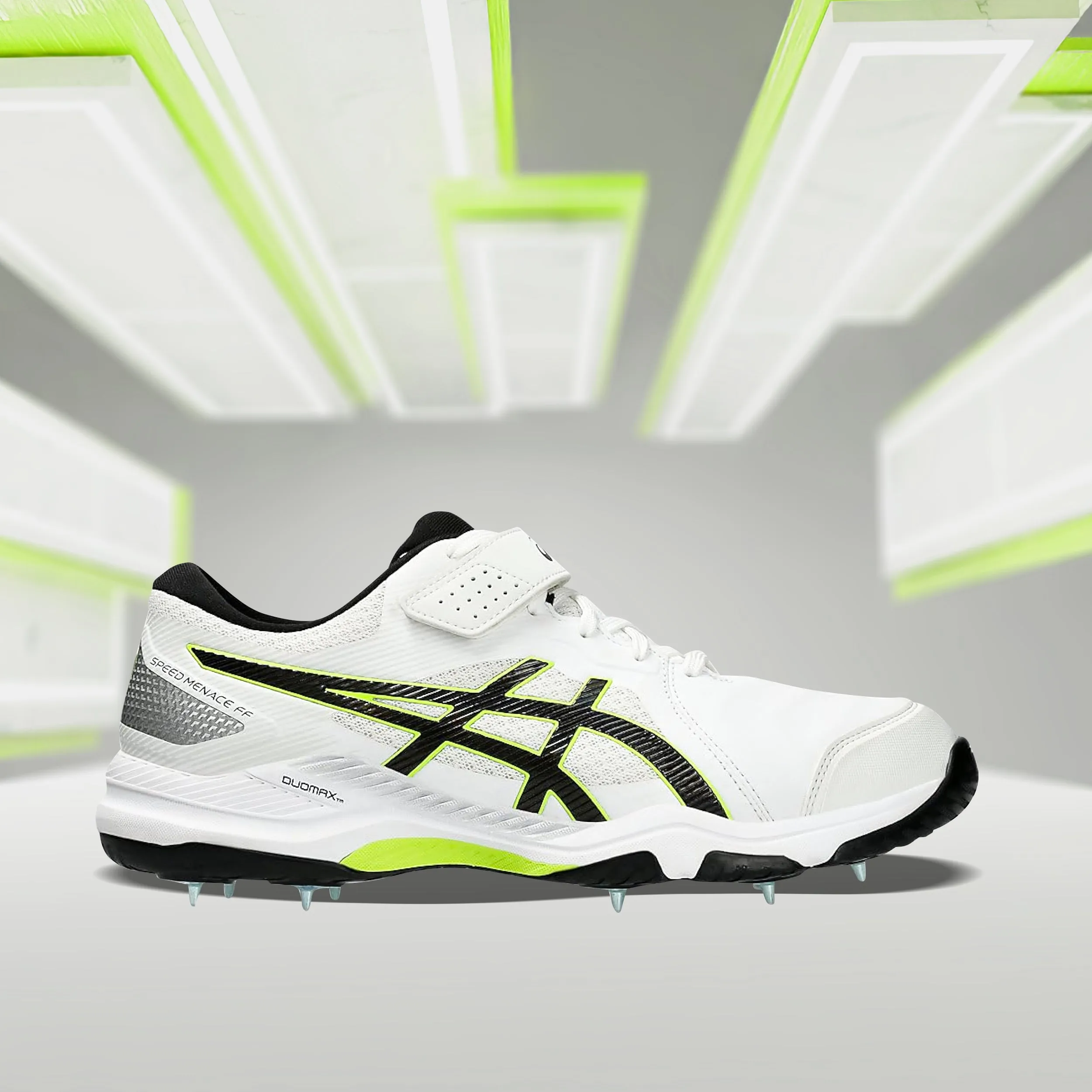 Asics Speed Menace FF Cricket Shoes (White/Black)