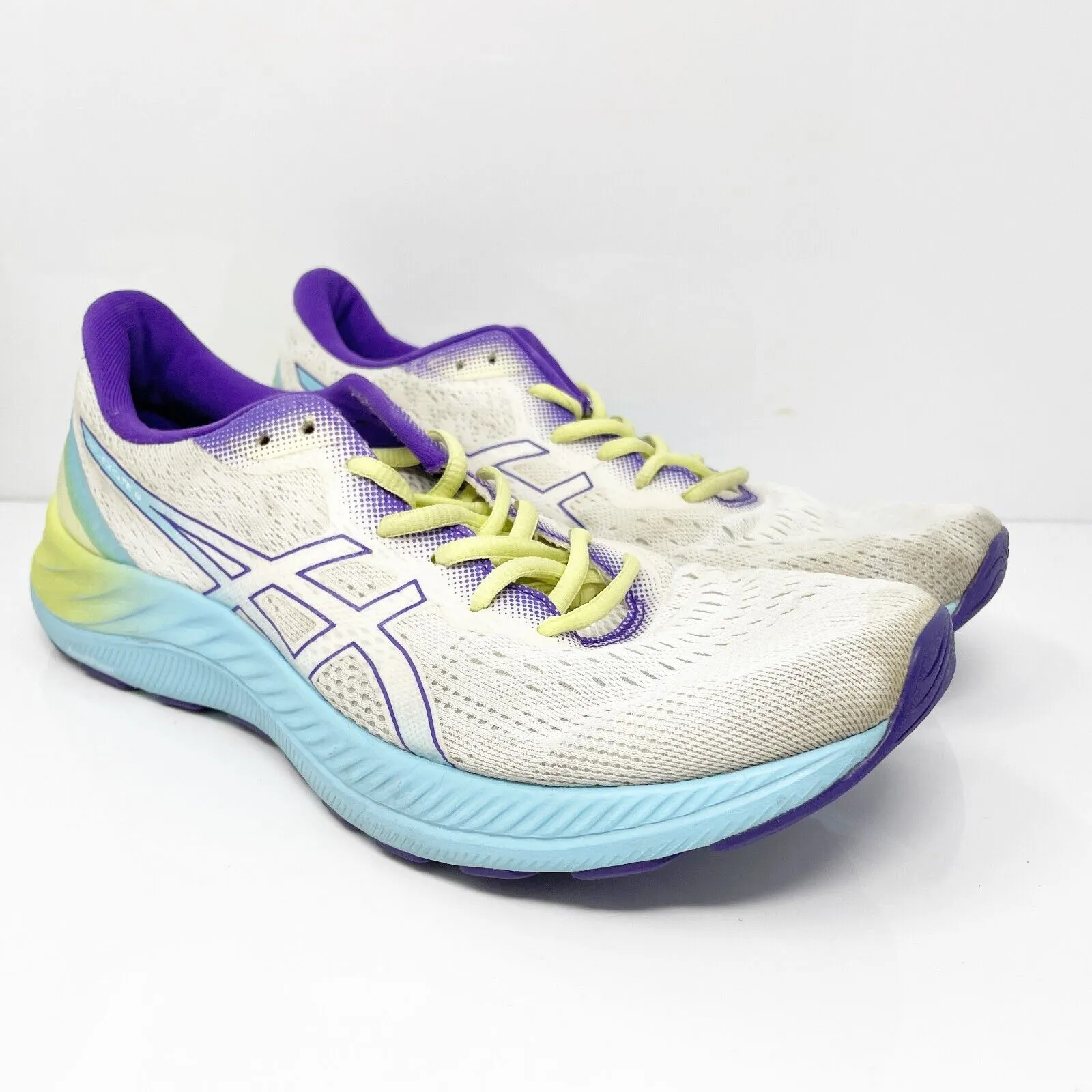 Asics Womens Gel Excite 8 1012B214 White Running Shoes Sneakers Size 11