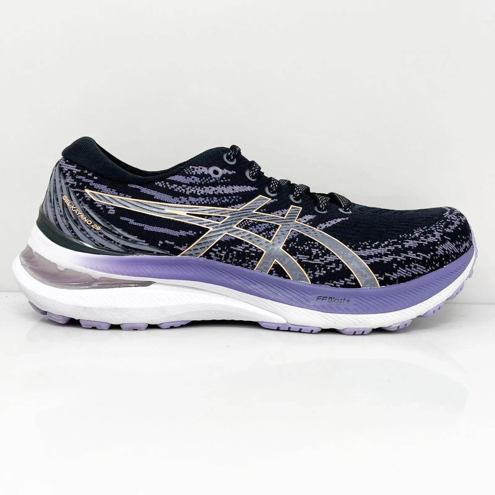 Asics Womens Gel Kayano 29 1012B272 Black Running Shoes Sneakers Size 8