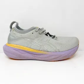 Asics Womens Gel Nimbus 25 1012B356 Gray Running Shoes Sneakers Size 8.5