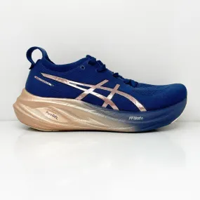 Asics Womens Gel Nimbus 26 1012B740 Blue Running Shoes Sneakers Size 8