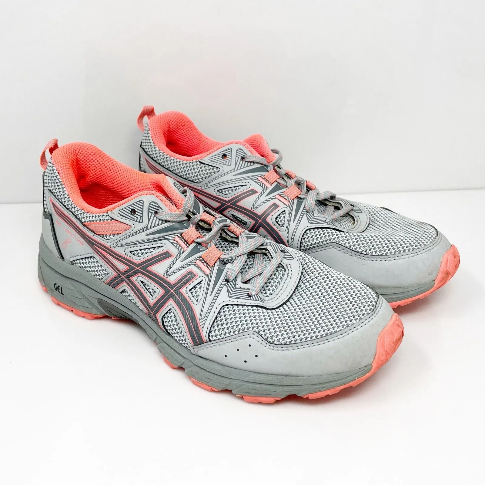 Asics Womens Gel Venture 8 1012A708 Gray Running Shoes Sneakers Size 8.5