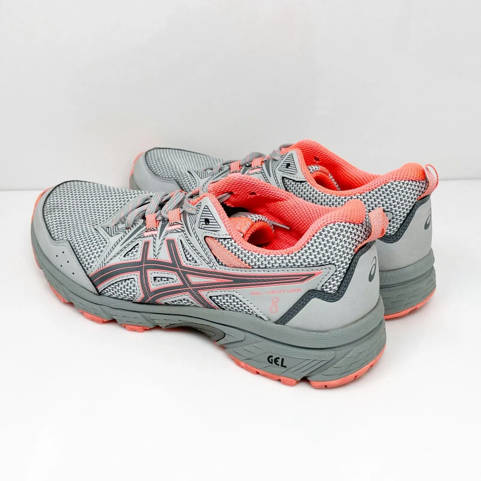 Asics Womens Gel Venture 8 1012A708 Gray Running Shoes Sneakers Size 8.5