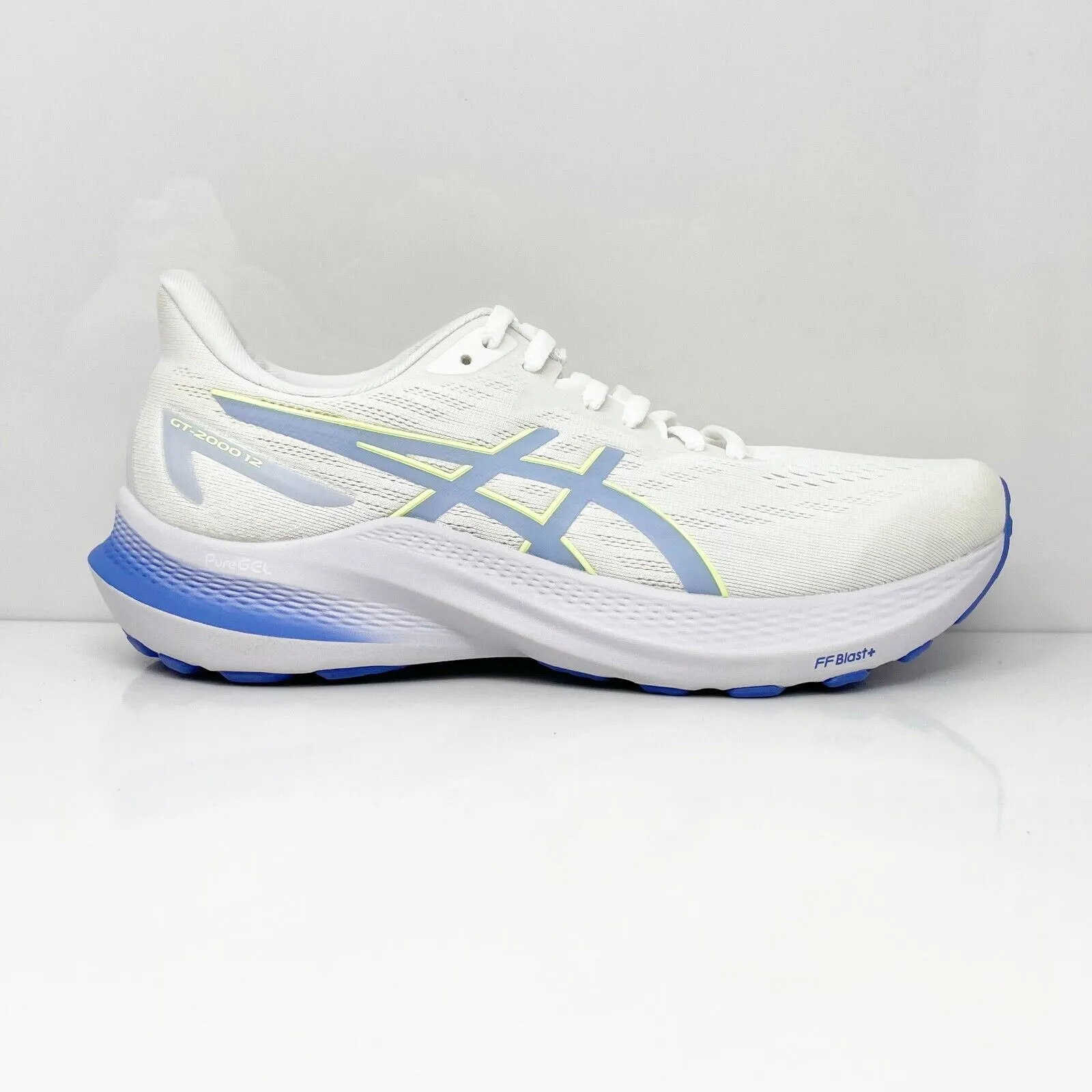 Asics Womens GT 2000 12 1012B504 White Running Shoes Sneakers Size 8 W