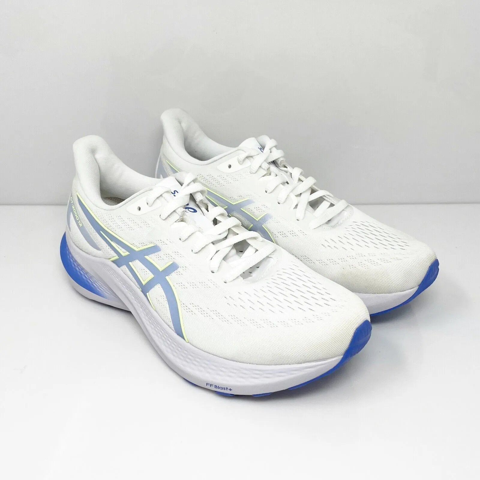 Asics Womens GT 2000 12 1012B504 White Running Shoes Sneakers Size 8 W