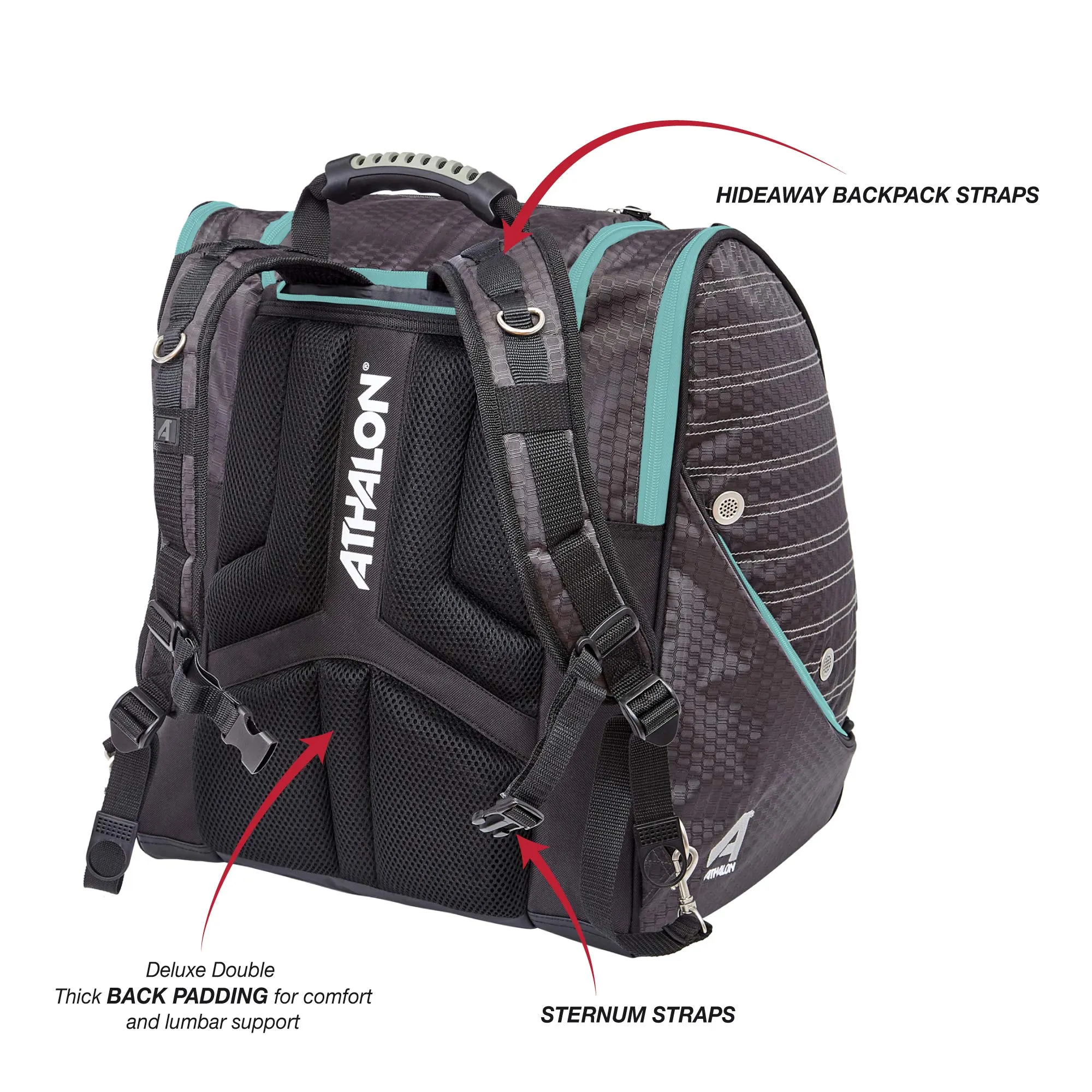 Athalon Everything Ski Boot Bag and Backpack Plus Ski - Snowboard  