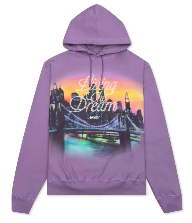 AWAKE NY LIVING THE DREAM HOODIE PURPLE