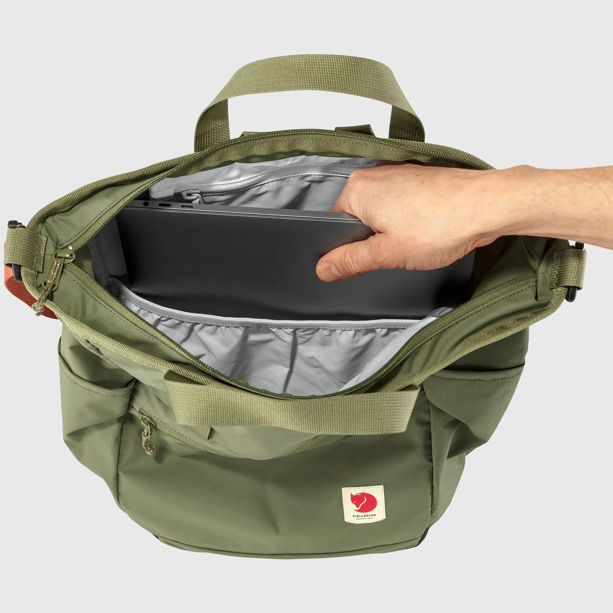 backpack Fjällräven High Coast Totepack - 614/Patina Green