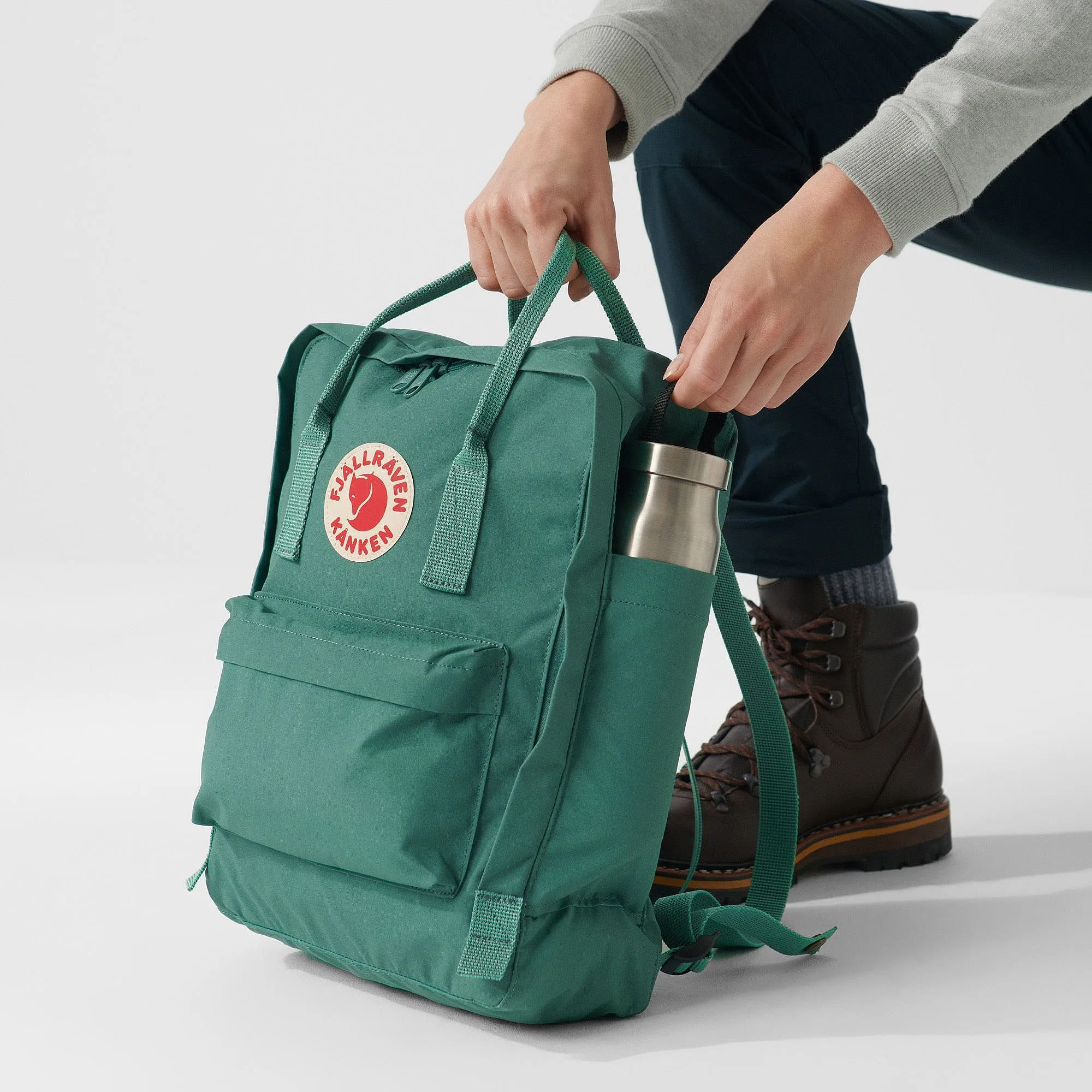 backpack Fjällräven Kanken - 631/Foliage Green