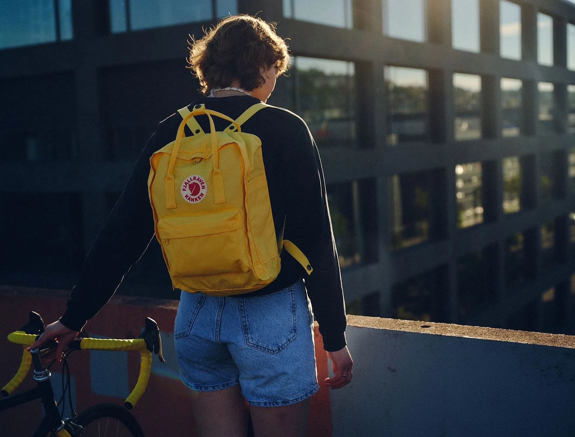 backpack Fjällräven Kanken Rainbow - 115/907 Light Oak/Rainbow Pattern