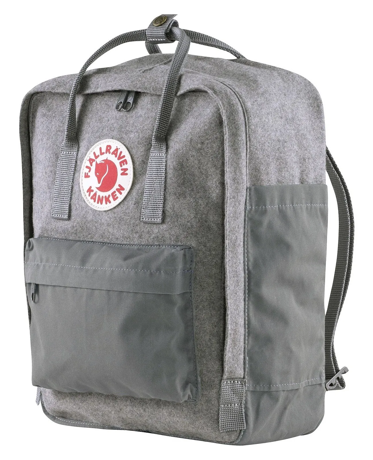 backpack Fjällräven Kanken Re-Wool - 027/Granite Gray