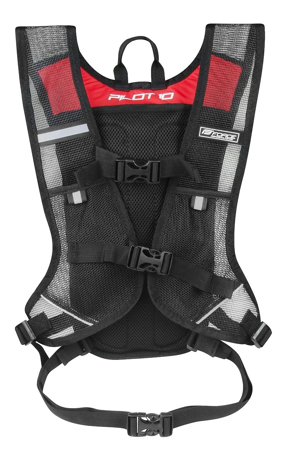 backpack FORCE Pilot - Black/Red