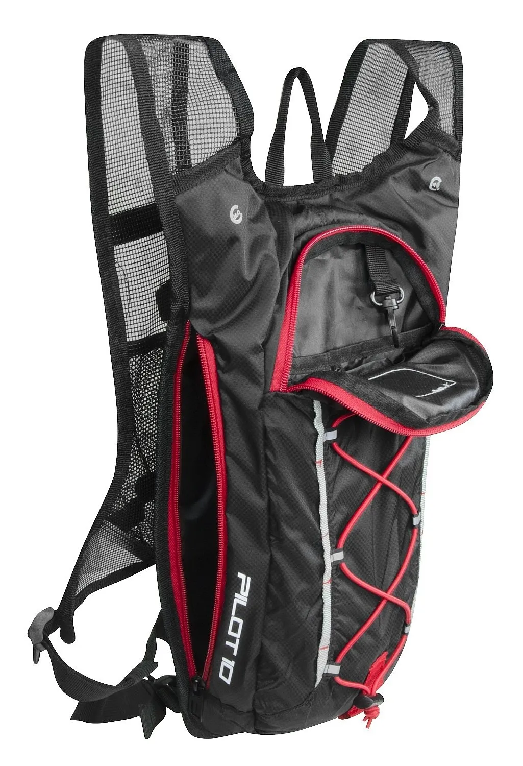 backpack FORCE Pilot - Black/Red