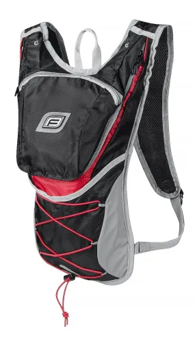 backpack FORCE Twin Plus - Black/Red