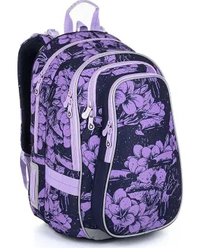 backpack Topgal LYNN 23008 - G/Black/Violet - unisex junior