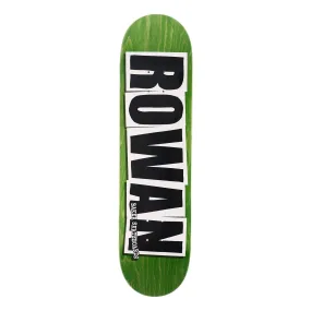 Baker Rowan Logo 8.125 Green Deck