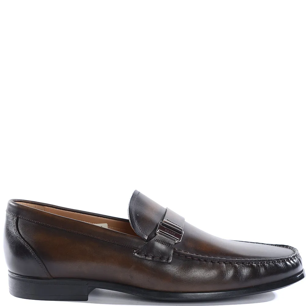 Bally Mens Loafers in Brown