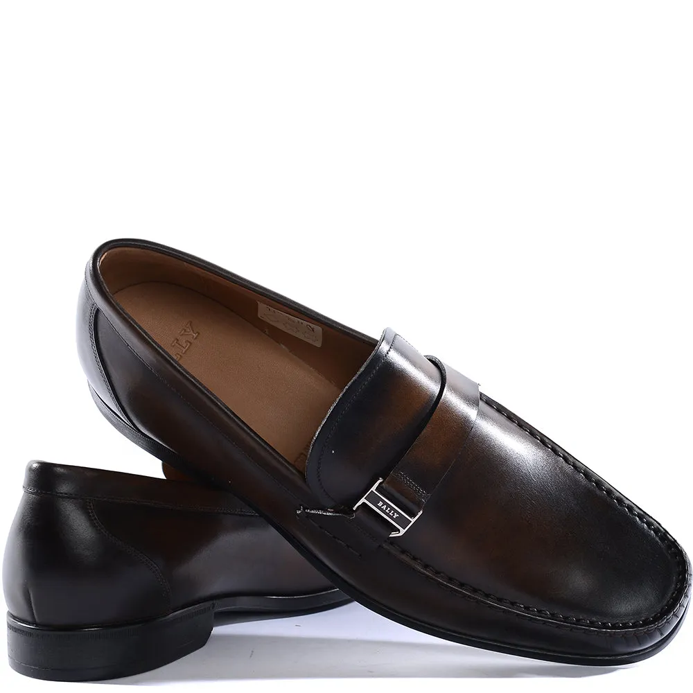 Bally Mens Loafers in Brown