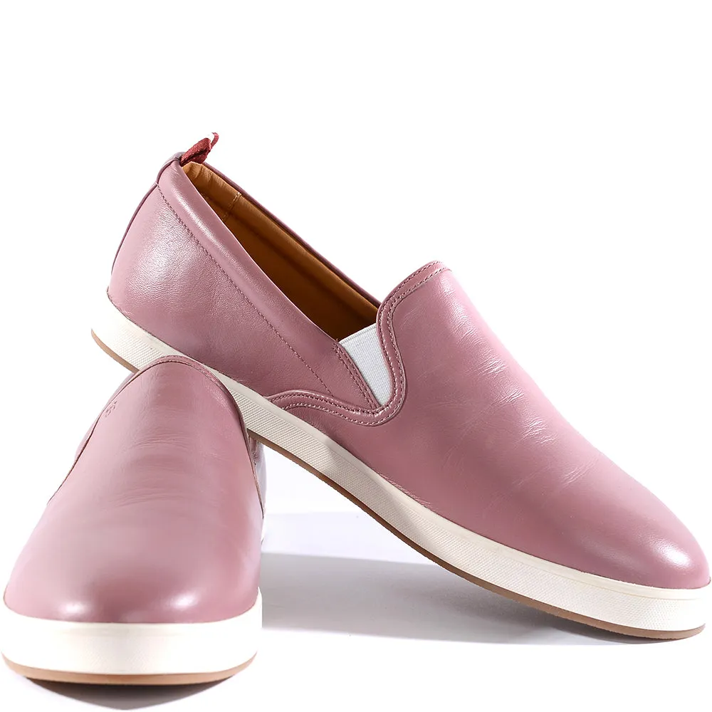 Bally Womens Loafers in Rosehaze Pink