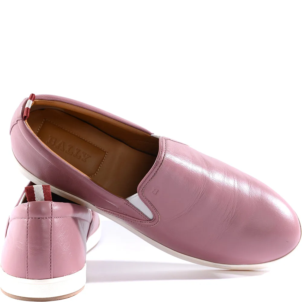 Bally Womens Loafers in Rosehaze Pink