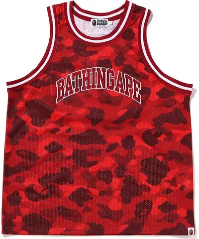 BAPE Color Camo Basketball Tank Top Mens