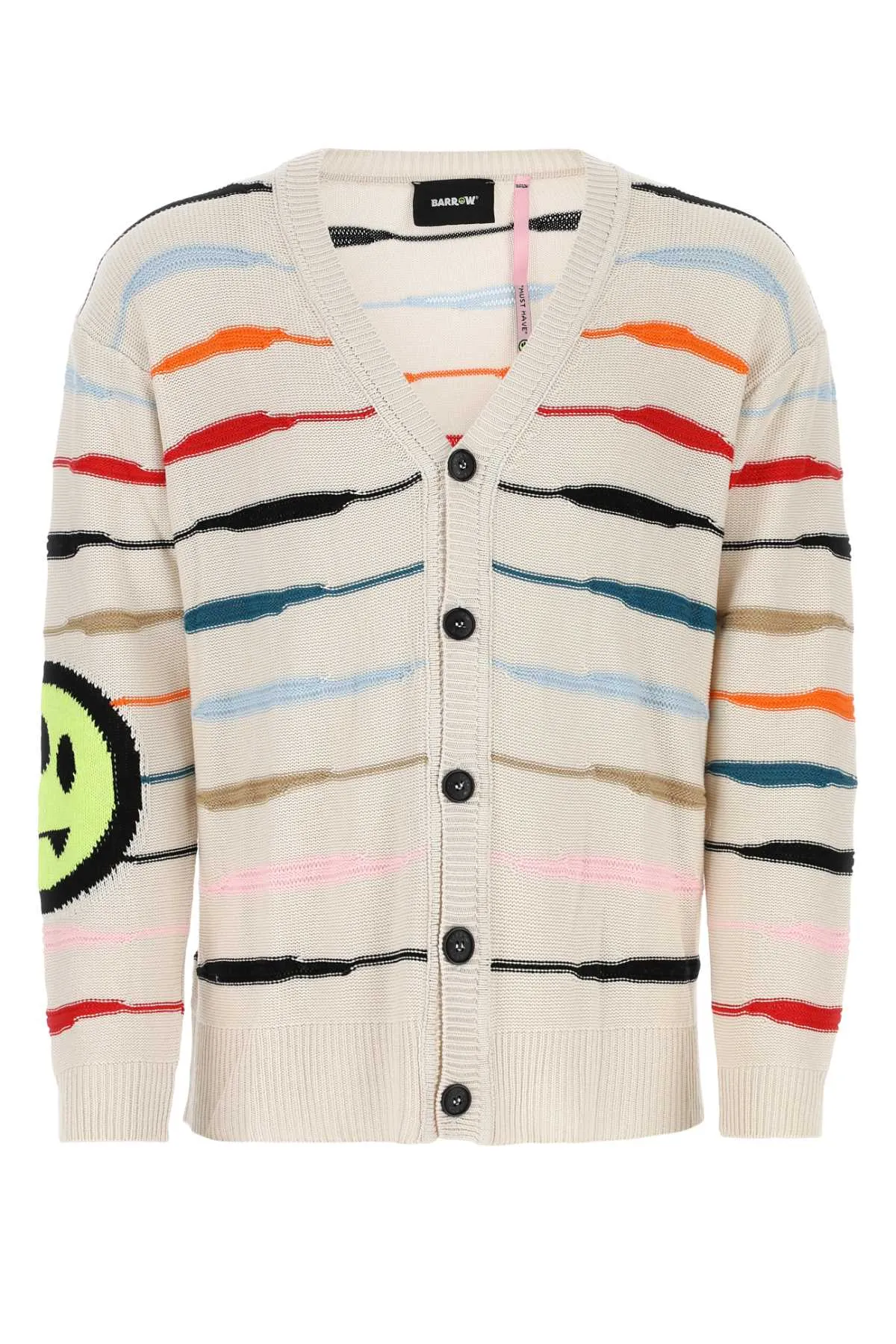 Barrow Embroidered Viscose Oversize Cardigan