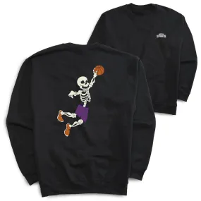 Basketball Crewneck Sweatshirt - Bones Baller (Back Design) 