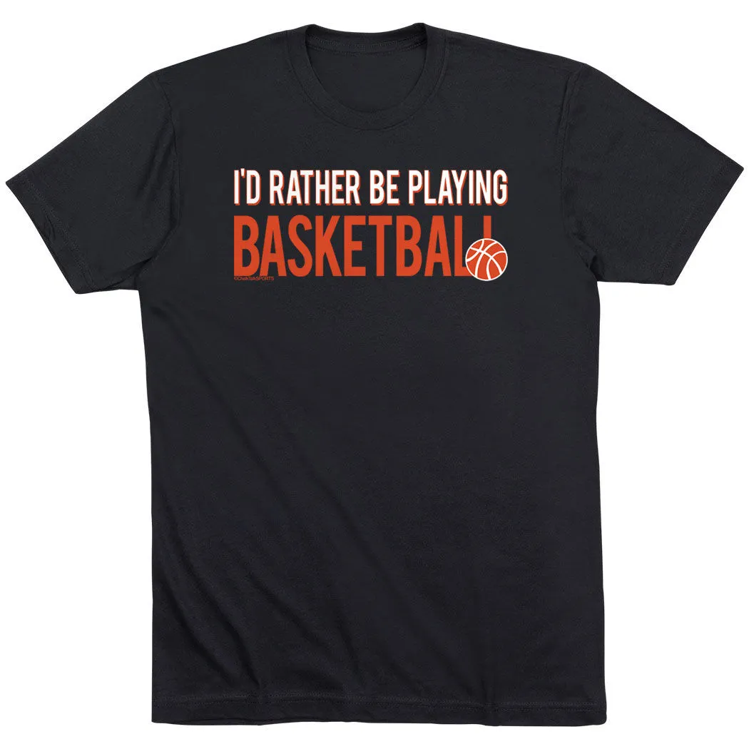 Basketball Easter Basket - Rather Be Playing Basketball 